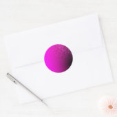 Sticker Rond Les teintes : Magenta et Cloud (Enveloppe)