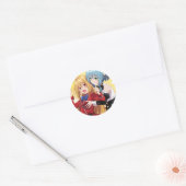Sticker Rond Les Vexations d'une princesse vampire fermée | (Enveloppe)