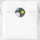 Sticker Rond les visites estivales (Sac)