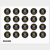 Sticker Rond Les vrais rails (Feuille)