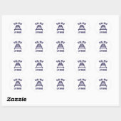 Sticker Rond Les vrais rails (Feuille)