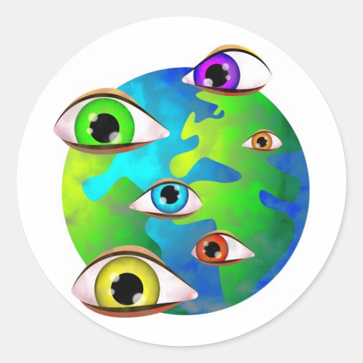 Sticker Rond les yeux du seigneur (Devant)