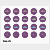 STICKER ROND LESBIENNES SONT FORMIDABLES (Feuille)