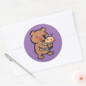 Sticker Rond Leslie Patricelli Big Brown Bear Hug (Enveloppe)