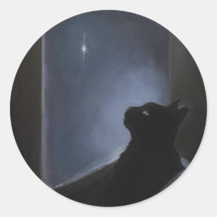 Sticker Rond L'esprit de Noël de Charlie