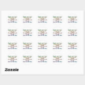 Sticker Rond L'esprit errent (Feuille)