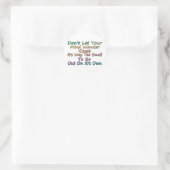 Sticker Rond L'esprit errent (Sac)