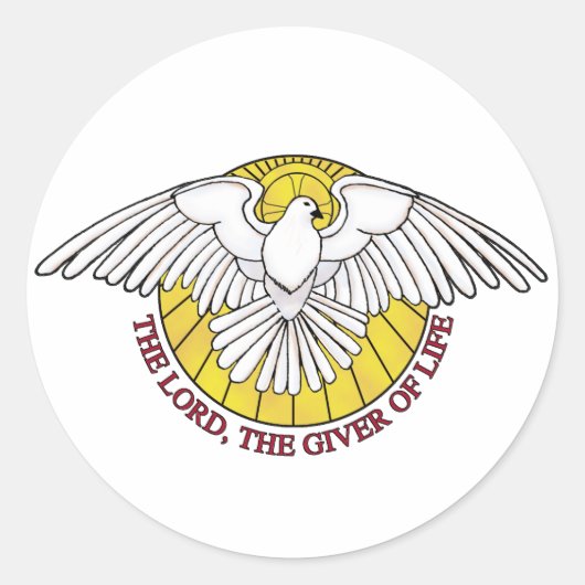 Sticker Rond L'Esprit Saint (Devant)