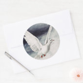 Sticker Rond L'esprit saint sous forme de colombe (Enveloppe)