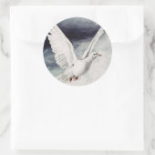Sticker Rond L'esprit saint sous forme de colombe (Sac)