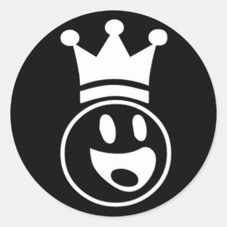 Sticker Rond Lester - noir rond