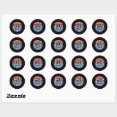 Sticker Rond Let#39 ; s Go Brandon (Feuille)