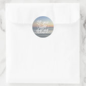 Sticker Rond Let Your Light Shine (Sac)