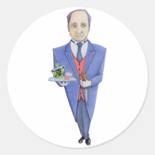 Sticker Rond L'Étiqueteur Butler