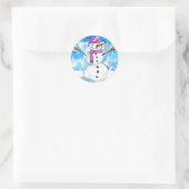 Sticker Rond Let's build (Sac)