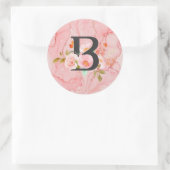 Sticker Rond Letter B (Sac)