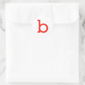 Sticker Rond Lettre B (Sac)
