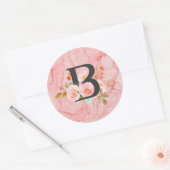 Sticker Rond Lettre B (Enveloppe)
