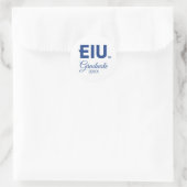 Sticker Rond LETTRE bloc EIU (Sac)