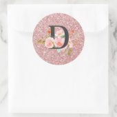 Sticker Rond Lettre D (Sac)