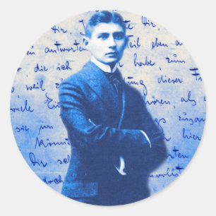 Sticker Rond Lettre De Kafka
