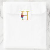 Sticker Rond Lettre h (Sac)
