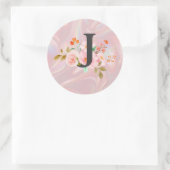 Sticker Rond Lettre J (Sac)