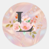 Sticker Rond Lettre L (Devant)