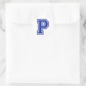 Sticker Rond Lettre P (Sac)