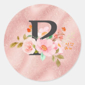 Sticker Rond Lettre P (Devant)