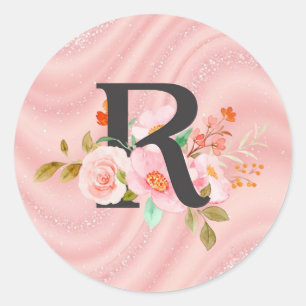 Sticker Rond Lettre R
