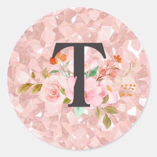 Sticker Rond Lettre T (Devant)