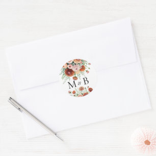 STICKER ROND LETTRE VERTICALE PARASIE TACTITE FLEUVE
