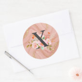 Sticker Rond Lettre X (Enveloppe)