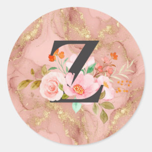 Sticker Rond Lettre Z
