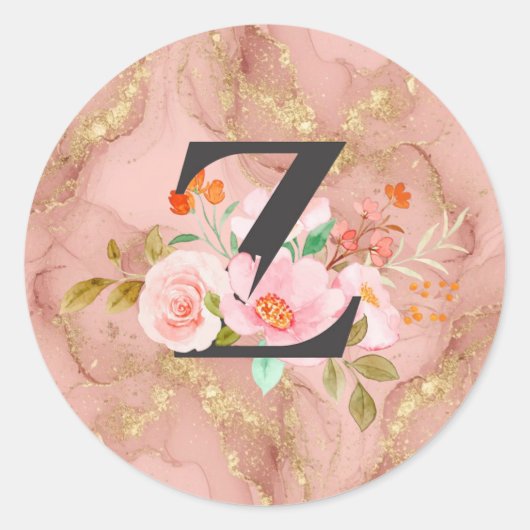 Sticker Rond Lettre Z (Devant)