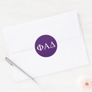 Sticker Rond Lettres grecques Phi Alpha Delta