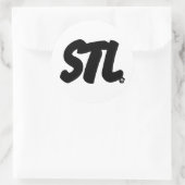Sticker Rond Lettres STL (Sac)