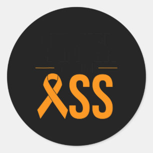 Sticker Rond Leucémie Cancer Survivant Don Funny Cancer du Sang