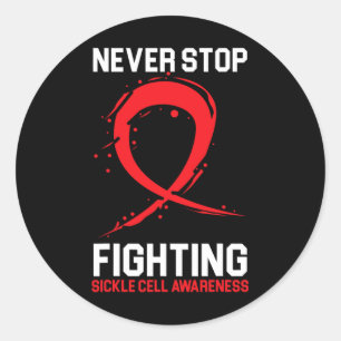Sticker Rond Leucémie de sensibilisation au cancer du sang Lymp