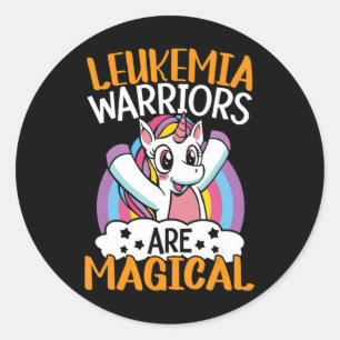 Sticker Rond Leukemia Warriors
