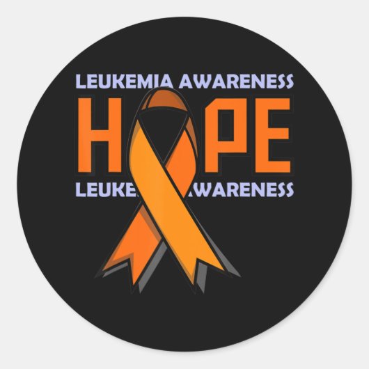 Sticker Rond Leukémie Rubon Leucémie (Devant)