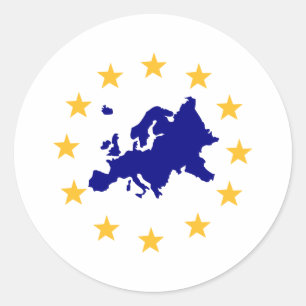 Sticker Rond L'Europe