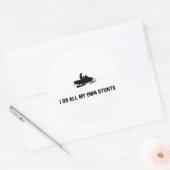 Sticker Rond Lève motoneige (Enveloppe)