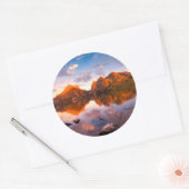 Sticker Rond Lever de soleil (Enveloppe)