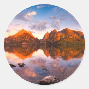 Sticker Rond Lever de soleil