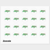 Sticker Rond Leviticus (Feuille)