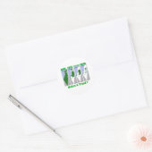 Sticker Rond L'évolution palestinienne (Enveloppe)