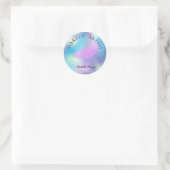 Sticker Rond Lèvres Moder Diamonds, Holographie Iridescente, Ma (Sac)