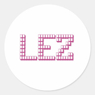 STICKER ROND LEZ